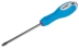 Отвертка ЗУБР, Cr-V сталь, трехкомпонентная рукоятка, цветовая индикация типа шлица, SL, 5,5x100мм 25251-5.5-100 купить в Уфе