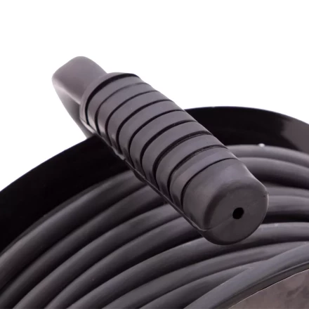 Удлинитель силовой 50 м, 16А, тип УХз16, КГ 3 x 1.5 мм, на стальной катушке, 4 розетки Сибртех 95877 купить в Уфе