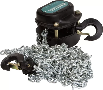 Таль цепная KRAFTOOL шестеренная, 1т / 3м 43087-1 купить в Уфе