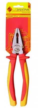 Плоскогубцы универс. диэлектрические 200мм 1/6/60 19012 купить в Уфе