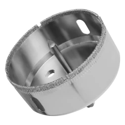 Сверло по керамической плитке и стеклу Сибртех, 68 х 55 мм, шестигранный хвостовик, с центрующим сверлом