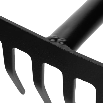 Грабли 6-зубые Palisad, 110х300 мм, стальные, обрезиненная эргономичная рукоятка, LSR1, 62061 купить в Уфе