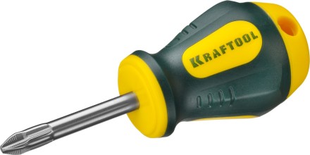 Отвертка KRAFTOOL, Cr-Mo-V сталь, двухкомпонентная противоскользящая рукоятка, PH, №2x38мм 250072-2-038 купить в Уфе