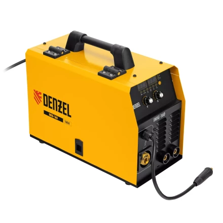 Аппарат инвертор. полуавтомат. cварки Denzel IMIG-160 Synergy 94314, 160 А, ПВ 60%, катушка 5 кг купить в Уфе