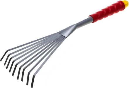 Грабельки GRINDA веерные с плоскими зубцами, из углеродистой стали с коннекторной системой, 420 мм 8-421453_z01 купить в Уфе