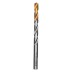 Сверло спиральное по металлу Denzel 8 x 117 мм, Р6М5, Golden Tip, 718239 купить в Уфе