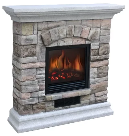 Электрокамин-камин электрический каминокомплект ELECTROLUX EFP/S 2018SBS светлый камень купить в Уфе