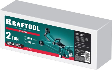 Домкрат подкатной гидравлический KRAFTOOL INDUSTRIE 43453-2 купить в Уфе