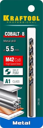 Сверла по металлу HSS-Co 29656-5.5 купить в Уфе