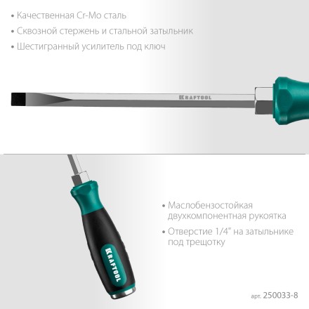 Ударные отвертки IMPACT 250033-8 купить в Уфе