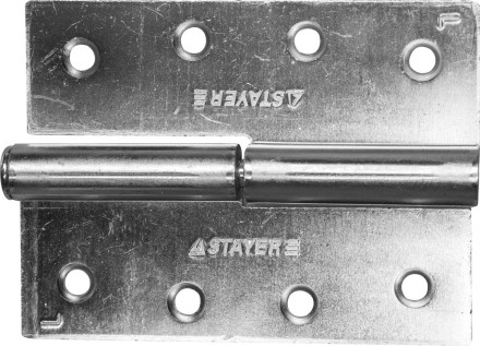 Петля дверная STAYER &quot;MASTER&quot; разъемная, цвет белый цинк, левая, 100мм 37613-100-1L купить в Уфе