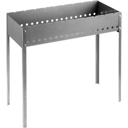Мангал  GRINDA &quot;BARBECUE&quot;, усиленный, толщина 1,5мм, 700х300х700мм 427783 купить в Уфе