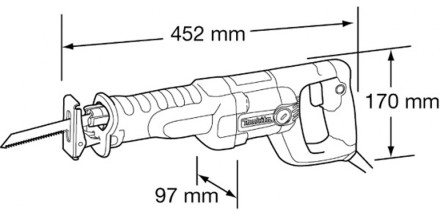 Пила сабельная Makita JR 3050 T купить в Уфе