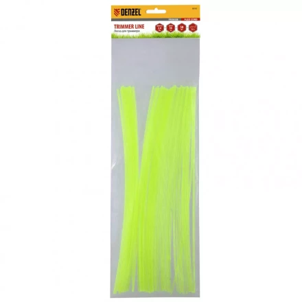 Леска для триммера круглая нарезанная 2,4 мм х 30 см 50 шт Flex cord Denzel 96101 купить в Уфе