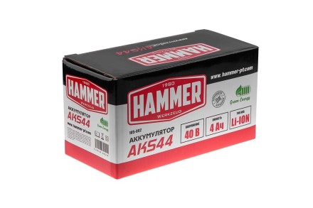 Аккумулятор HAMMER AKS44 (40В 4Ач Li-ion) купить в Уфе