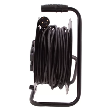 Удлинитель силовой 30 м, 16А, тип УХз16,  КГ 3 x 2.5 мм, на стальной катушке, 4 розетки Сибртех 95879 купить в Уфе