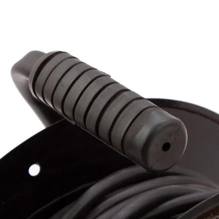 Удлинитель силовой 30 м, 16А, тип УХз16,  КГ 3 x 2.5 мм, на стальной катушке, 4 розетки Сибртех 95879 купить в Уфе