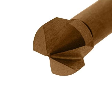 Зенковка конусная под М6, HSS, по металлу, цилиндрический хвостовик Denzel 72307 купить в Уфе