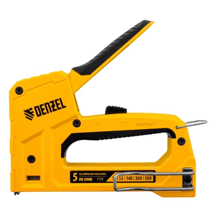 Степлер мебельный Denzel 40215, тип 53 и 13, 6-14мм, тип 140, 10-14мм, тип 300, 15мм, тип 500, 15мм купить в Уфе