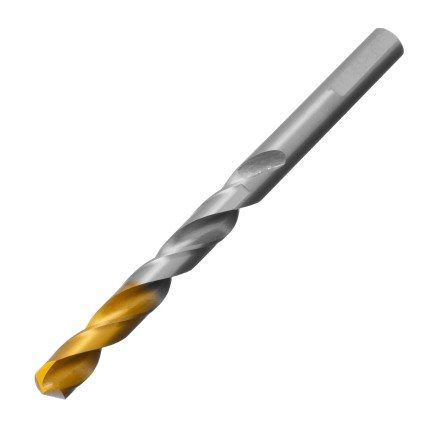 Сверло спиральное по металлу Denzel 8,5 x 117 мм, Р6М5, Golden Tip, 718240 купить в Уфе