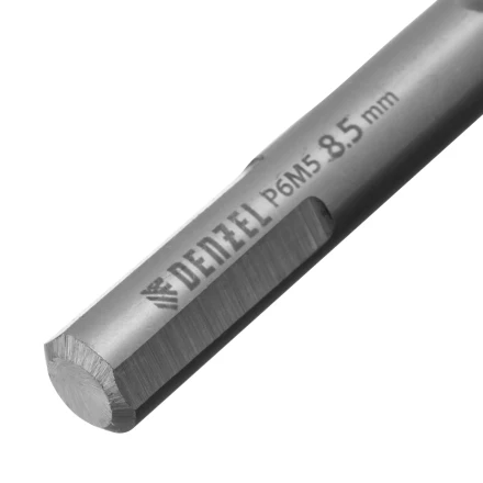 Сверло спиральное по металлу Denzel 8,5 x 117 мм, Р6М5, Golden Tip, 718240 купить в Уфе