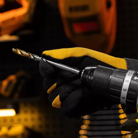 Сверло спиральное по металлу Denzel 8,5 x 117 мм, Р6М5, Golden Tip, 718240 купить в Уфе