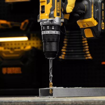 Сверло спиральное по металлу Denzel 8,5 x 117 мм, Р6М5, Golden Tip, 718240 купить в Уфе