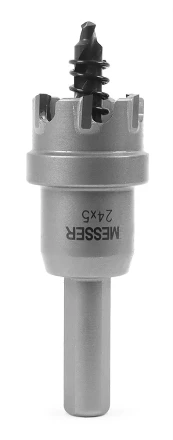 ТСТ коронка MESSER 24X5 с центрирующим сверлом и толкающей пружиной купить в Уфе