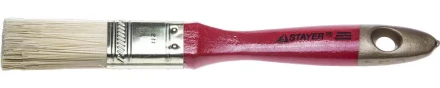 STAYER “KANEKARON-EURO”. Кисть плоская, искусственная щетина, деревянная ручка, 25мм 0106-025 купить в Уфе