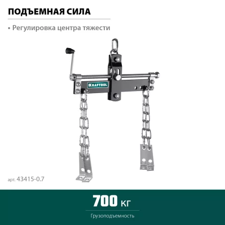 Траверсы для гидравлического крана KRAFTOOL 43415-0.7 купить в Уфе