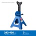 Усиленная страховочная подставка ЗУБР 3т 292-430мм 43065-3 купить в Уфе