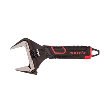 Ключ разводной Matrix тонкие губки фосфатированный двухкомпонентная рукоятка 150 мм 15576 купить в Уфе