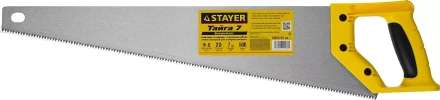 Ножовка универсальная (пила) &quot;Тайга-7&quot;, 500мм,7TPI, закаленный зуб, рез вдоль и поперек волокон, для средн заготовок, фанеры, ДСП,МДФ, STAYER 15050-50_z02 купить в Уфе