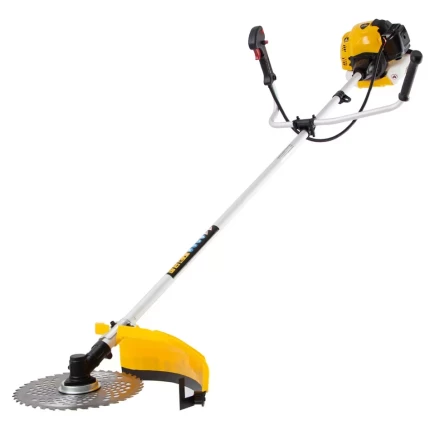 Триммер бензиновый DTL-33, 33 см3, неразъемная штанга, состоит из 2 частей Denzel 96261 купить в Уфе