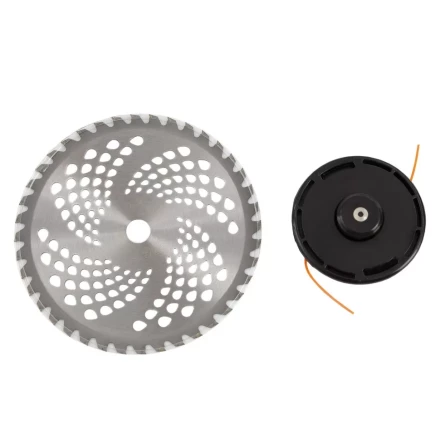 Триммер бензиновый DTL-33, 33 см3, неразъемная штанга, состоит из 2 частей Denzel 96261 купить в Уфе