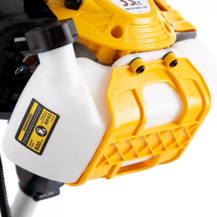 Триммер бензиновый DTL-33, 33 см3, неразъемная штанга, состоит из 2 частей Denzel 96261 купить в Уфе