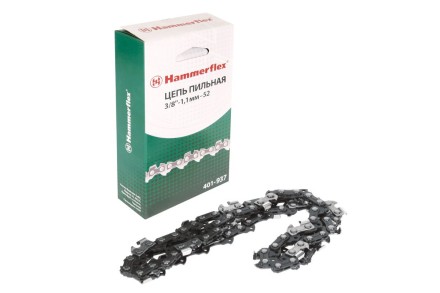 Цепь пильная HAMMER 3/8&#039;&#039;-1.1мм-52 купить в Уфе