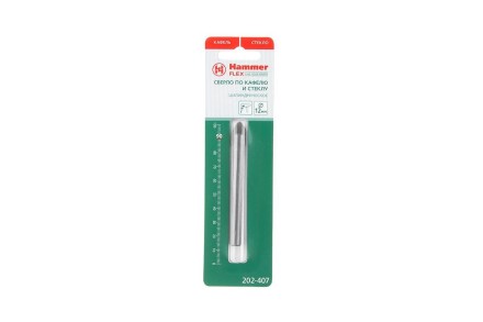 Сверло по плитке HAMMER Ф12х90мм (DR GL 12,0мм*90мм) купить в Уфе