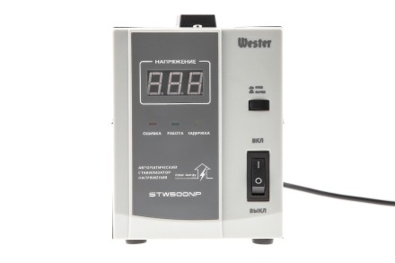 Стабилизатор напряжения WESTER STW500NP купить в Уфе