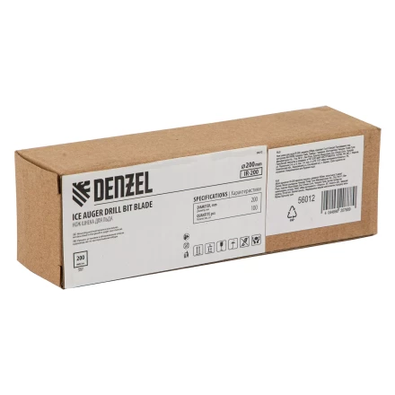 Нож шнека для льда IR-200, диаметр 200 мм, комплект 2 шт Denzel 56012 купить в Уфе