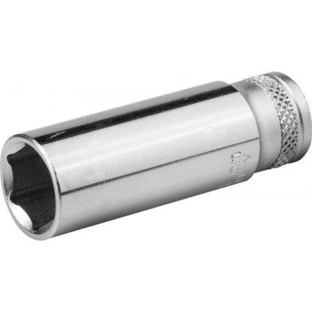 Торцовая головка KRAFTOOL &quot;INDUSTRIE QUALITAT&quot;, удлиненная, Cr-V, FLANK, хромосатинированная, 1/4&quot;, 8 мм 27817-08_z01 купить в Уфе