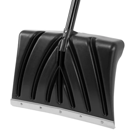 Лопата для уборки снега пластиковая, 450х325х1370 мм, стальной черенок, Palisad 61660 купить в Уфе
