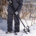 Лопата для уборки снега пластиковая, 450х325х1370 мм, стальной черенок, Palisad 61660 купить в Уфе