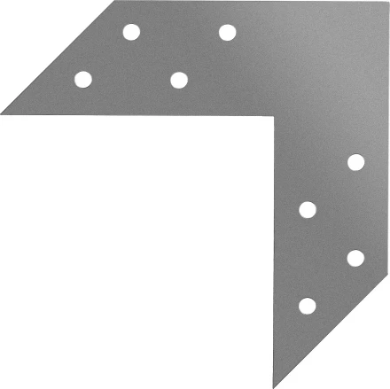 ЗУБР УС-2.0, 120 x 120 x 35 x 2 мм, угловой соединитель (31044-120) купить в Уфе