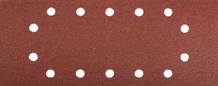 Лист шлифовальный ЗУБР &quot;МАСТЕР&quot;, 14 отверстий, для ПШМ на зажимах, Р180, 115х280мм, 5шт 35594-180 купить в Уфе