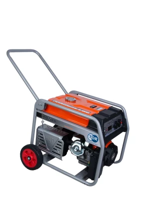 Генератор бензиновый TOR KM6500H 5,0 кВт 220В 27 л с электростартером и колесами 1018117 купить в Уфе