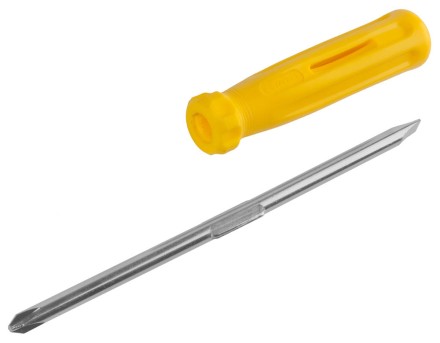 Отвертка STAYER &quot;STANDARD&quot; 2-в-1 с двухсторонним стержнем, PH №2 /SL 6мм, 85мм 2515_z01 купить в Уфе