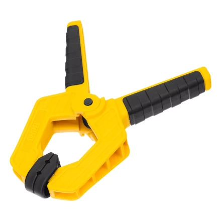 Струбцина клещеобразная Denzel, усиленная 65 х 50 мм, двухкомпонентные рукоятки, 20796 купить в Уфе