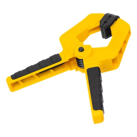 Струбцина клещеобразная Denzel, усиленная 65 х 50 мм, двухкомпонентные рукоятки, 20796 купить в Уфе