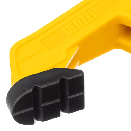 Струбцина клещеобразная Denzel, усиленная 65 х 50 мм, двухкомпонентные рукоятки, 20796 купить в Уфе